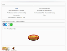 Tablet Screenshot of dev.pccdining.com
